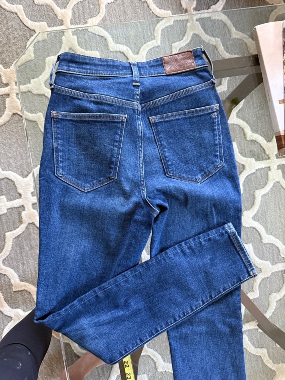 Madewell Classic Indigo Curvy High Rise Skinny Jeans